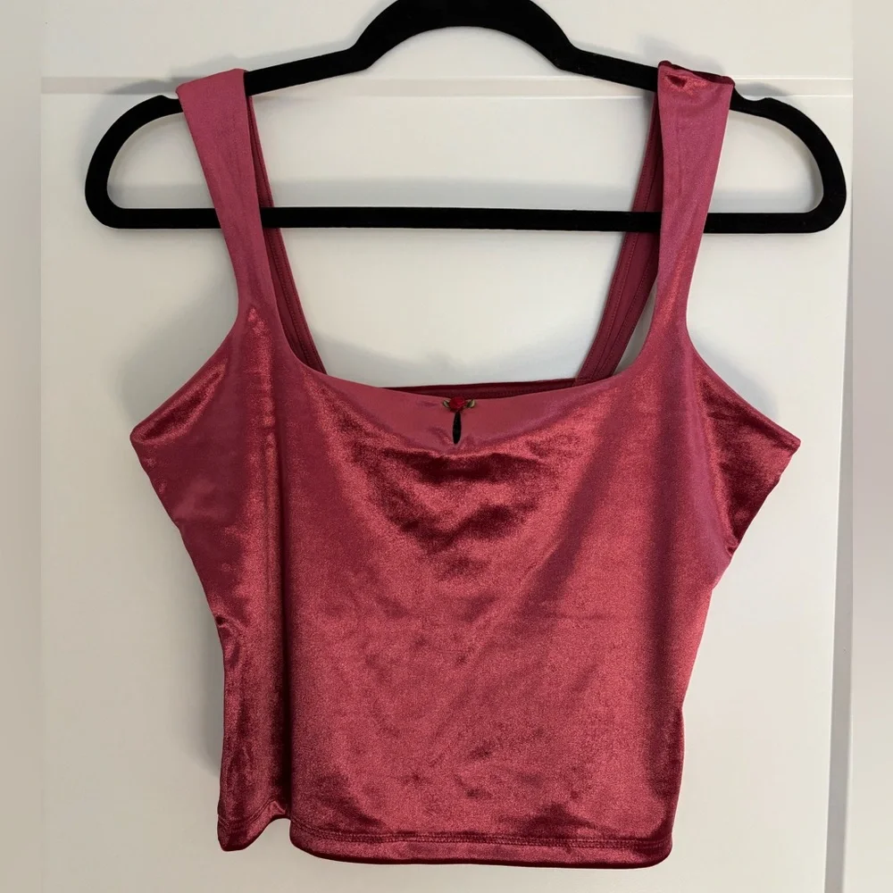NWOT Women's Velour Tank Top - Wild Fable - Picture 6 of 13